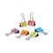Universal Emoji Themed Binder Clips with Storage Tub - Medium, Assorted (42/Pack)